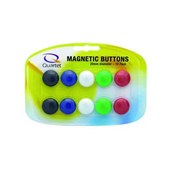 QUARTET MAGNETIC BUTTONS 20MM ASSORTED PACK 10