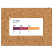 BOYD VISUALS CORK BOARD H1200 X W1800MM