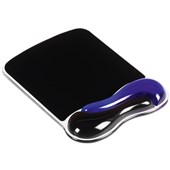 KENSINGTON MOUSE PAD DUO GEL WITH WRIST REST BLACKBLUE