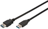 DIGITUS USB 30 EXTENSION CABLE TYPE A MALE TO A FEMALE L18M