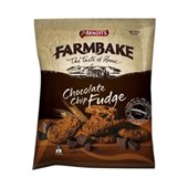 ARNOTTS FARMBAKE BISCUITS BUTTER CHOC CHIP FUDGE 350G