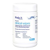 HELPIT WIPES CLINICAL TUB 160