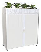 OPD TAMBOUR PLANTER TO FIT W1200MM WHITE