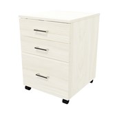 ZEALAND MOBILE 2 DRAWER 1 FILE W465 X D500 X H660MM COASTAL ELM