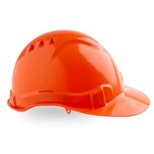 PROCHOICE HARD HAT HHV6 6 VENT 6 POINT PUSHLOCK HARNESS ORANGE