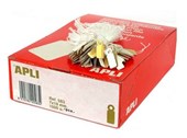 APLI STRUNG TICKETS 7 X 19MM WHITE BOX 1000