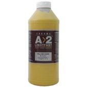 CHROMA A2 ACRYLIC PAINT LIGHTFAST HEAVYBODY YELLOW OXIDE 1 LITRE