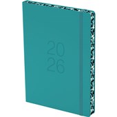 COLLINS DIARY COLOURED EDGE A51 BLUE DAY PER PAGE EVEN YEAR