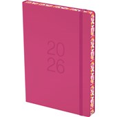 COLLINS DIARY COLOURED EDGE A51 PINK DAY PER PAGE EVEN YEAR