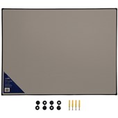 LITEWYTE FABRIC PINBOARD GREY L1200 X W900 X D30MM