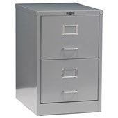 PRECISION VINTAGE FILING CABINET 2 DRAWER GLOSS GREY