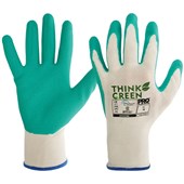 PROCHOICE THINK GREEN LATEX GRIP RECYCLED GLOVE SIZE 7