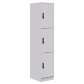 MASCOT LOCKER 3 TIER 1 BANK LOCKING H1900 X L450 X D450MM SNOW VELVET