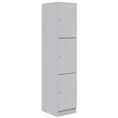 MASCOT LOCKER 3 TIER 1 BANK LOCKING H1900 X L450 X D450MM SILVER STRATA