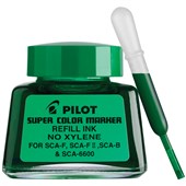 PILOT SUPER COLOUR PERMANENT MARKER REFILL SCARF 30ML GREEN