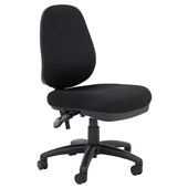 KNIGHT EVO3 EXPRESS OFFICE CHAIR HIGH BACK 3 LEVER BREATHE FABRIC BLACK