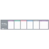 LEDAH PASTELS WEEKLY KEYBOARD PLANNER PAD 60 SHEETS