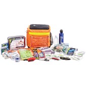 GRAB AND RUN CIVIL DEFENCE BAG WITH ADVANCED CONTENTS AND 24 FOOD RATION PACK