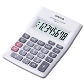 CASIO HANDHELD CALCULATOR MW5V 8 DIGIT WHITE