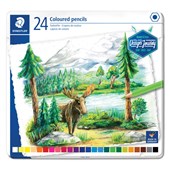 STAEDTLER DESIGN JOURNEY COLOURED PENCILS ASSORTED TIN 24