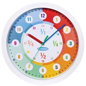 CARVEN WALL CLOCK EDUCATIONAL 300MM 24 HOUR