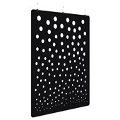 ACCENT SONIC ACOUSTIC HANGING SCREEN H2250 X W1800MM BUBBLE BLACK