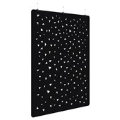 ACCENT SONIC ACOUSTIC HANGING SCREEN H2250 X W1800MM SHARD BLACK