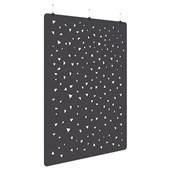 ACCENT SONIC ACOUSTIC HANGING SCREEN H2250 X W1800MM SHARD CHARCOAL GREY