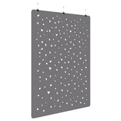 ACCENT SONIC ACOUSTIC HANGING SCREEN H2250 X W1800MM SHARD GREY