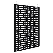 ACCENT SONIC ACOUSTIC HANGING SCREEN H2250 X W1800MM GRID BLACK