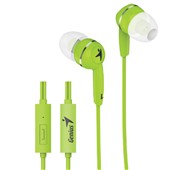 GENIUS HSM320 INEAR HEADPHONES WITH MICROPHONE GREEN