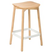 EDEN ORLO TIMBER KITCHEN STOOL NATURAL ASH