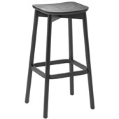 EDEN ORLO TIMBER BAR STOOL BLACK ASH