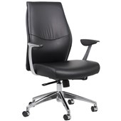 KNIGHT IGNITE MIDBACK EXECUTIVE CHAIR ASSEMBLED BLACK PU