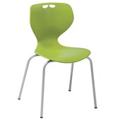 EDEN OMNI STACKER 4 LEG CHAIR GREEN