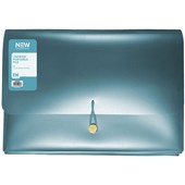 FM PORTABLE UNDRAW FILE A4 5 POCKET OCEAN BLUE