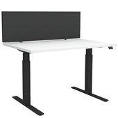 BOYD ACOUSTIC DESK SCREEN 36MM L1200 X W400MM SLATE