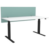 BOYD ACOUSTIC MODESTY DESK SCREEN 36MM L1600 X W600MM SLATE