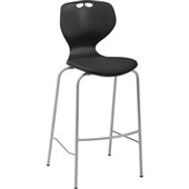 EDEN OMNI BAR STOOL BLACK WITH BLACK VINYL