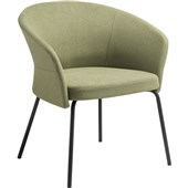 EDEN CLOVE 4 LEG VISITOR CHAIR MOSS