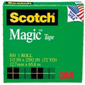 SCOTCH 810 MAGIC TAPE 12MM X 66M