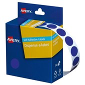 AVERY 937236 DMC14B ROUND LABEL DISPENSER 14MM BLUE BOX 1050