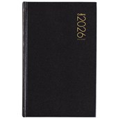COLLINS DIARY 81A W125 X L195MM BLACK DAY PER PAGE EVEN YEAR
