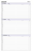 DEBDEN DAYPLANNER DESK EDITION REFILL 2026 WEEK TO VIEW