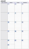 DEBDEN DAYPLANNER DESK EDITION REFILL 2026 MONTH TO VIEW