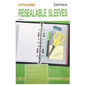 DEBDEN DAYPLANNER DESK EDITION REFILL RESEALABLE SLEEVES PACK 2