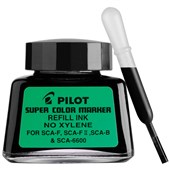 PILOT SUPER COLOUR PERMANENT MARKER REFILL SCARF 30ML BLACK