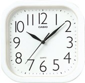 CASIO IQ027 WALL CLOCK SQUARE W244 X H238MM WHITE