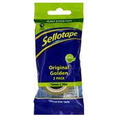 SELLOTAPE CELLULOSE TAPE 3260 W15MM X L10M CLEAR PACK 2