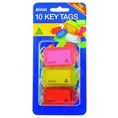 KEVRON ID38 KEYTAGS FLURO ASSORTED PACK 10